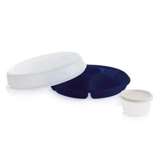 Tupperware Serving Center Set-Navy